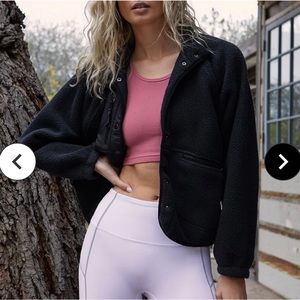 Free People Hit The Slopes Fleece Jacket